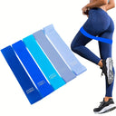 Gradient Blue Resistance Band for Yoga and Strength Training