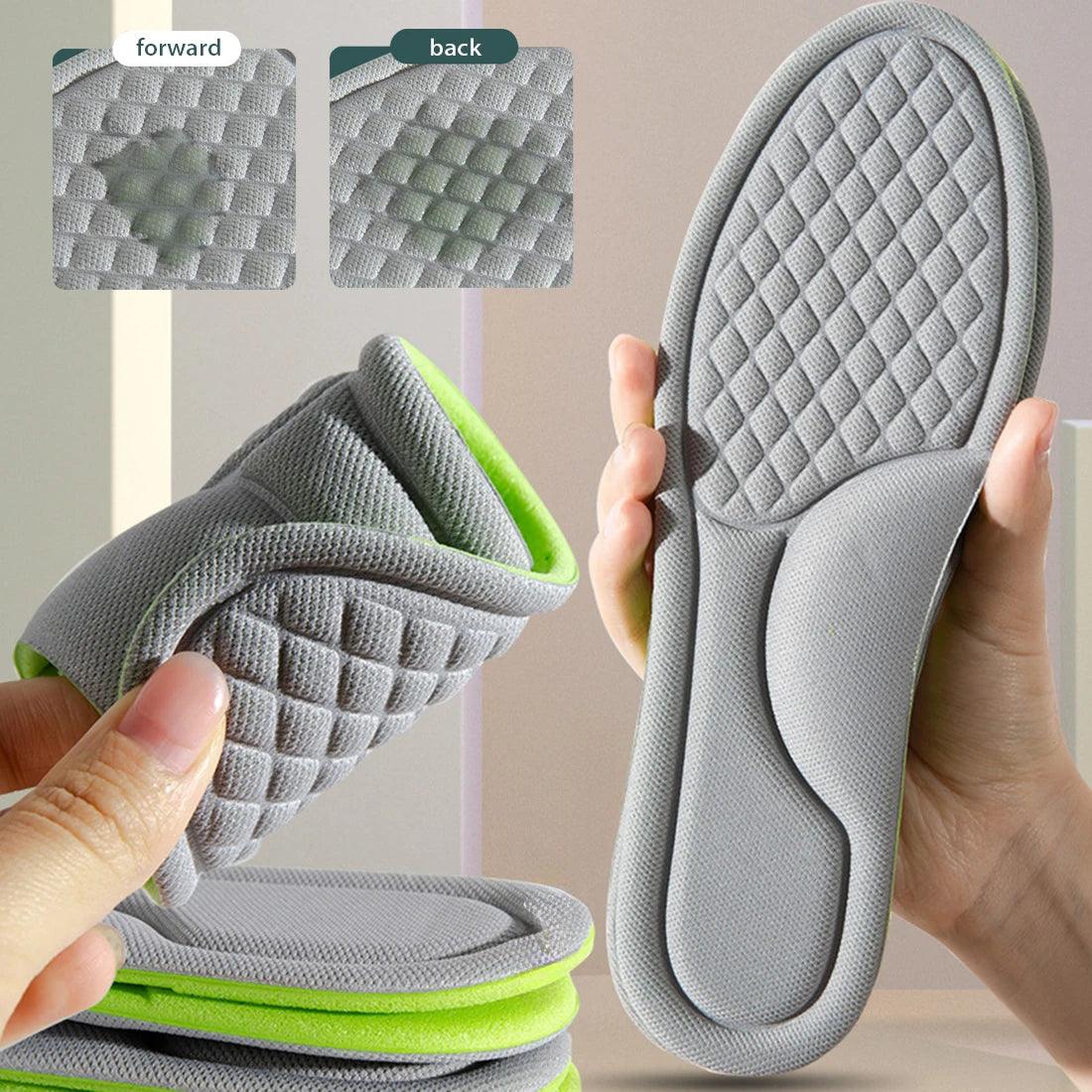 Orthopedic Memory Foam Sports Insoles with Odor Control and Sweat Absorption  ourlum.com   