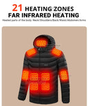 19 Areas Self Heating Vest Men's Heated Jacket USBWarm Sport