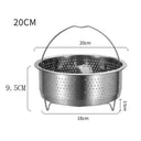 Stainless Steel Instant Pot Steamer Basket with Silicone Handle