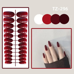 24-Piece Acrylic False Nails Set for Women: Express Your Style with Ease