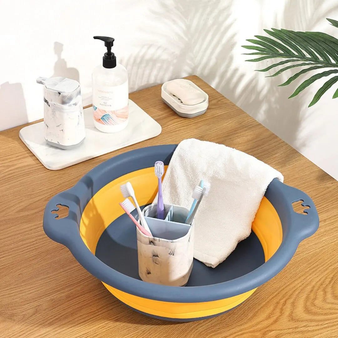 Portable Foldable Laundry Basin: Durable Travel Wash Basin for Home  ourlum.com   