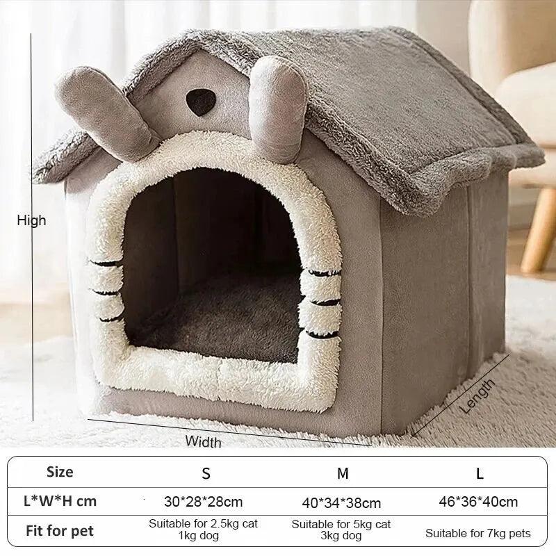 Warm Cozy Pet Bed Tent Kennel for Small Medium Large Pets  ourlum   