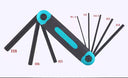 8 In 1 Folding Allen Wrench Set Portable Star Wrench Kit