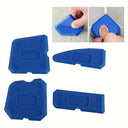 4pcs Silicone Glass Cement Scraper Sealant Grout Remover Tool