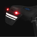 Comfortable Gel Memory Foam Bike Saddle Cover with Safety Taillights