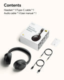 QCY H3 ANC Wireless Headphones Bluetooth 5.4 60H Battery