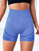 High-Waisted Women's Yoga Shorts for Fitness Gym Running