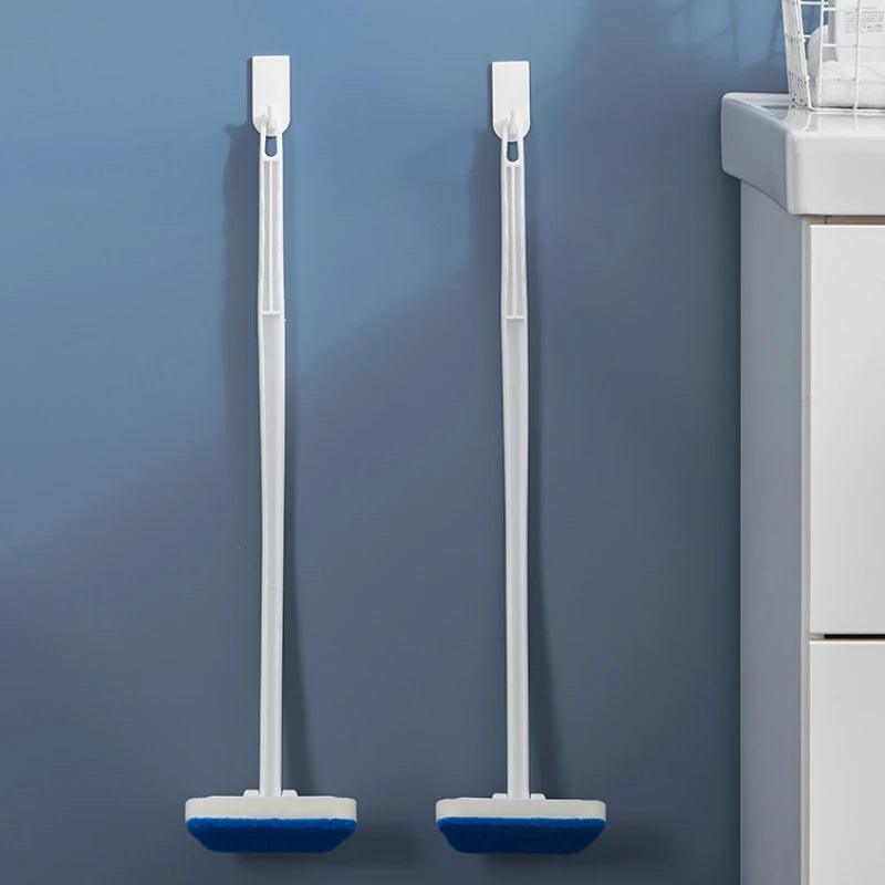 Ultimate 5-in-1 Bathroom Cleaning Kit with Extendable Handle and Interchangeable Scrubbing Heads  ourlum.com   
