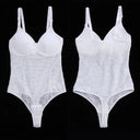 Lace Thong Bodysuit Shapewear for Women - Seamless Slimming & Tummy Control