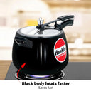 6.5L Hard Anodised Pressure Cooker Efficient Cooking Easy Stirring