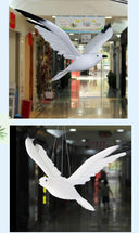 1pc Simulated Feather Seagulls Bird Figurines for Home Decor