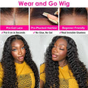 Luxurious Brazilian Deep Wave Lace Front Wig Premium Hair