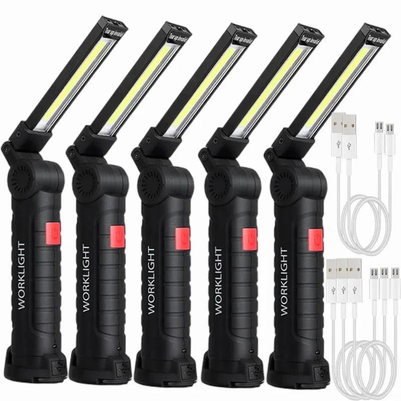 Portable COB LED Flashlight: Light Your Adventures Anywhere  ourlum.com   