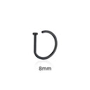 Women Men Fake Piering Nose Ring Earrings Non Piercing Clip