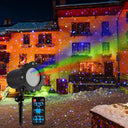 All-Weather LED Star Projector with Remote Control Display