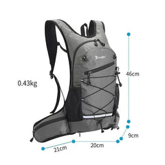 Durable Waterproof Hiking Backpack for Men and Women - Versatile Trekking Rucksack with Layered Storage for Outdoor Fitness Activities