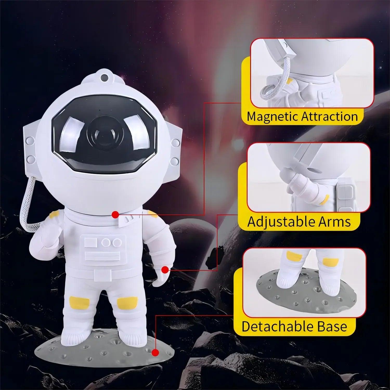 Astronaut Starry Sky Projector Night Light For Kids Bedroom