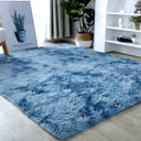 Gray Carpet for Living Room Plush Rug Soft Velvet Mats