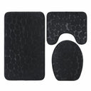 Soft Bathroom Mat Set: Absorbent Anti-Slip Shower Rugs