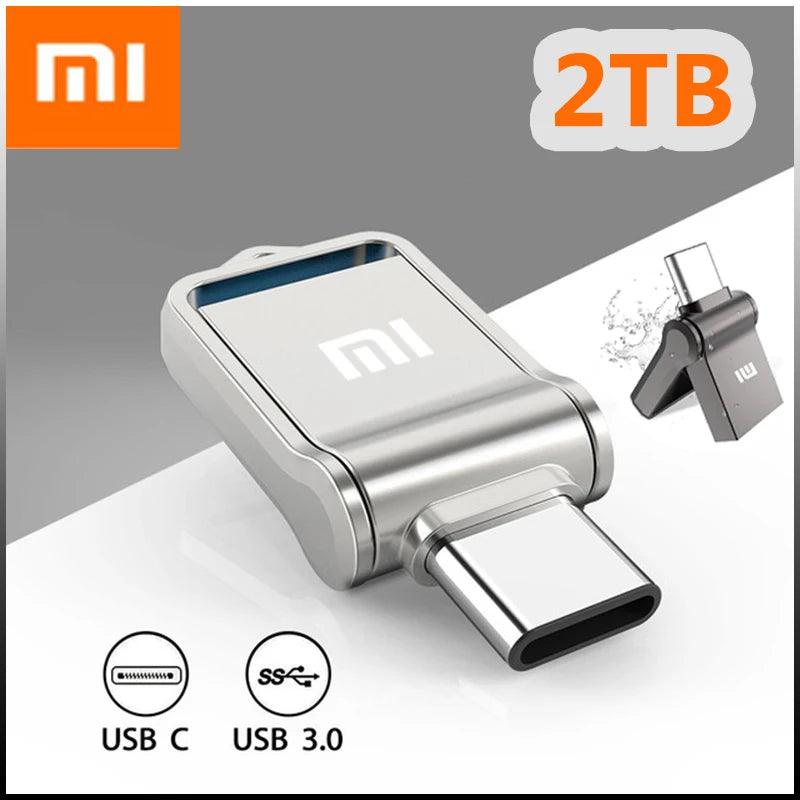 Xiaomi 2TB USB Flash Drive with Type-C Interface - High-Speed Data Transfer and Waterproof Design  ourlum.com   