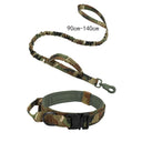 Military Tactical Dog Collar with Durable Nylon Lead & Breakaway Leash  ourlum.com CAMO Collar Leash M collar(36-48cm) 