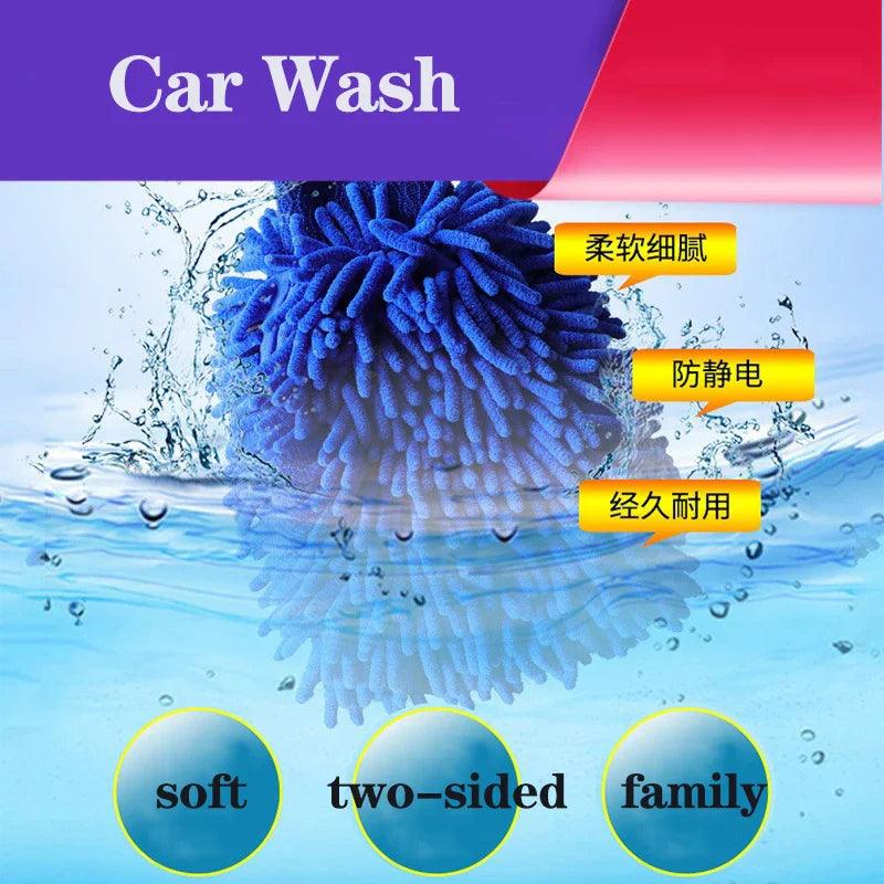 Car Wash Chenille Plush Gloves: Ultimate Cleaning Power & Luxury Touch  ourlum.com   