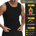 Men's Sauna Sweat Vest for Weight Loss & Body Shaping