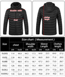 19 Areas Self Heating Vest Men's Heated Jacket USBWarm Sport