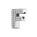 Hot Sale Silver Plated Color Letter Charm Beads for Women