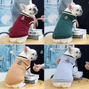 Dog Cat V-neck Teddy Knitted Vest - Winter Warm Apparel  ourlum.com   