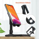 Foldable Phone Stand: Adjustable Holder for Tablets & Smartphones - Hands-Free Viewing & Ergonomic Design  ourlum.com   