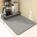 VIKAMA Simple Coffee Mat Diatomite Washable Non-slip Doormat