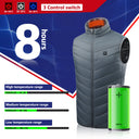 21 Heated Vest Electric Heated Jackets Men Women Sportswear