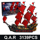 Flying Dutchman Pirate Ship Building Blocks Educational Gift