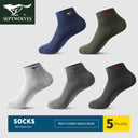 Ultimate Comfort Cotton Socks for Men Sweat Absorbing Durable