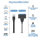 SATA To USB 3.0 Cable For 2.5 Inch External HDD SSD