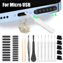 Universal Smartphone Speaker Port Dust Cleaner Kit - Compatible with iPhone Samsung  and More  ourlum.com 66x Micro Set  