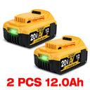 High-Capacity DCB200 20V Lithium Battery for DeWalt Tools