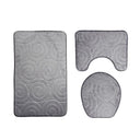 Soft Bathroom Mat Set: Absorbent Shower Rugs for Comfort