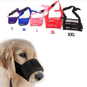 Adjustable Breathable Dog Muzzle: Small to Large Dogs Nylon Straps & Mesh - Control Barking, Various Sizes & Colors  ourlum.com   