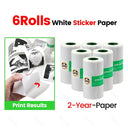 Peripage A6 Thermal Sticker Paper Rolls for DIY Projects