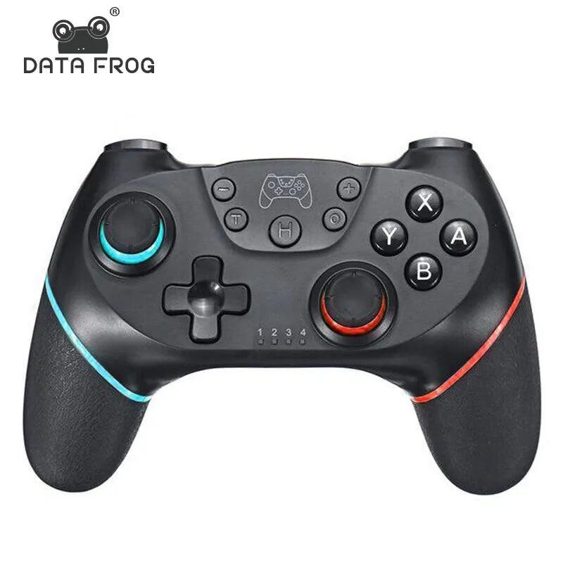 Ultimate Gaming Experience: DATA FROG Wireless Gamepad for Nintendo Switch & PC with Turbo and Vibration  ourlum.com   