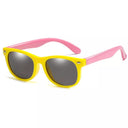 YouthFlex Polarized Sunglasses for Kids-Flexible Silicone Frame-UV400 Protection-Fashionable Shades-Eyewear for Boys and Girls  ourlum.com yellow pink  