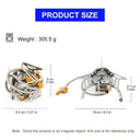 Portable High-Power Outdoor Camping Gas Stove for Hiking