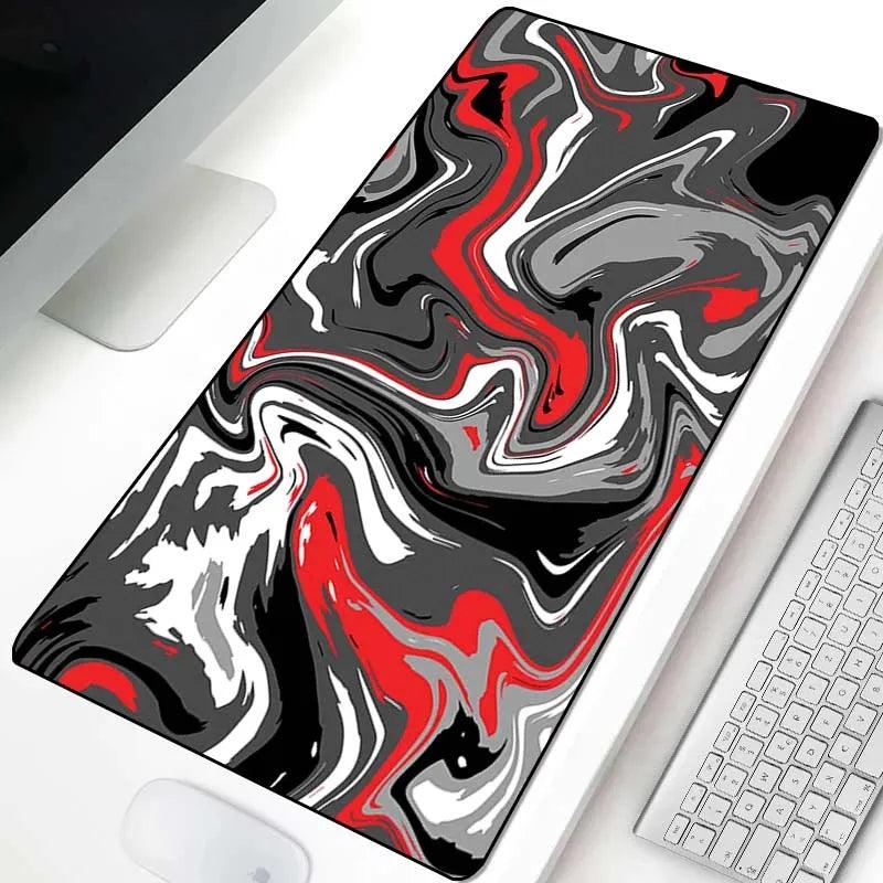 Colorful Art Gaming Mousepad: Custom XXL Desk Mat for Gamers  ourlum.com Red 90x40x0.3 cm 