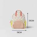 Strawberry Printed Backpack Bag For Girls Children Daily Casual Cute School Bags Toddler New Style Trendy Minie Backpacks