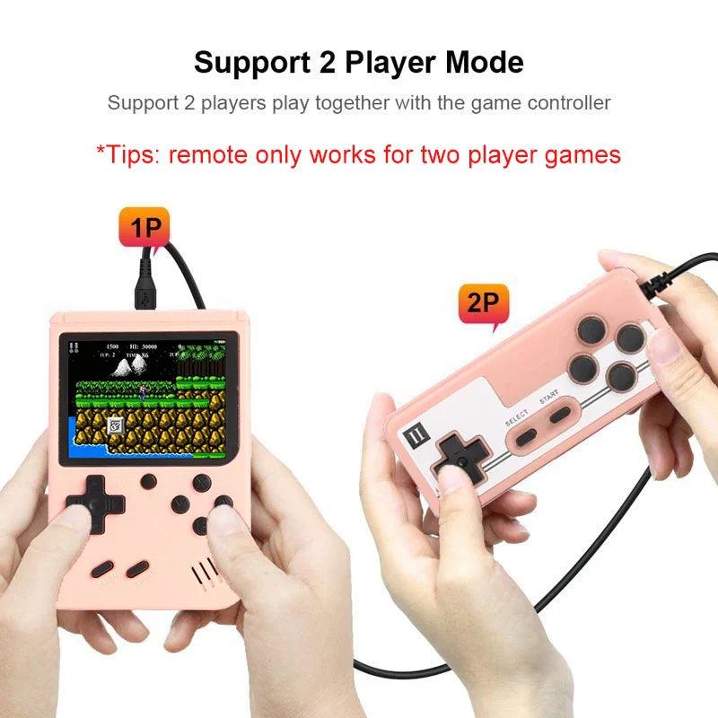 Retro Handheld Game Console: Portable Fun with 500 Classic Games  ourlum.com   