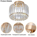 Glass Led Pendant Light Modern Ceiling Lamp Adjustable Fixture