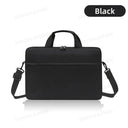 MacBook Pro Shoulder Messenger Bag: Stylish Laptop Handbag  ourlum.com Black 12-13.3 inch 